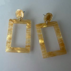 Acetate Geometric Earrings - Topshop